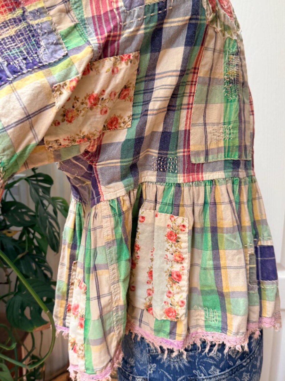 Magnolia Pearl Dear Liza Patchwork Blouse - Picture 4 of 7